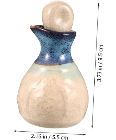 Housoutil 1 Set Aromatherapy Bottle Ceramic Oil Porcelain Soy Sauce Olive Oil Pot Dispenser Empty Bottle Diffuser Ceramic Perfume Essential Oil Bottle Ceramics White Perfume Bottle 9.5X5.5cm White - Buy Online on GoSupps.com
