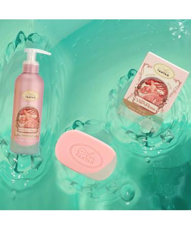French Beauty Set: Rose Soap & Shea Butter Lotion | Wellness Gift for Mom | Un Air D'Antan  - Buy Online on GoSupps.com