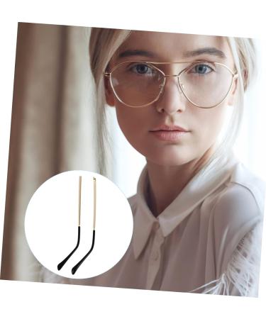 Gleavi 3 Pairs of Metal Glasses Replacement Legs | Universal Glass Bars for Men & Women | Durable Hinge & Ends | Golden Color - 14x3cm - 3 Pack - Buy Online on GoSupps.com