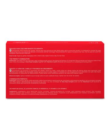 PFC Hair Growth Ampoules | HairXil Forte Concentrate Tonic - Fast Hair Growth Treatment with Redensyl Aloe & Vitamins A & E - Buy Online on GoSupps.com