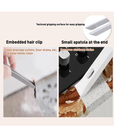 Multi-Function Rotating Crevice Cleaning Brush 360 Degree No Dead Corner Hard Bristle Crevice Cleaning Brush Hard Bristle Crevice Cleaning Brush Grout Cleaning Brush Kitchen Bathroom (1PC-B) - Buy Online on GoSupps.com