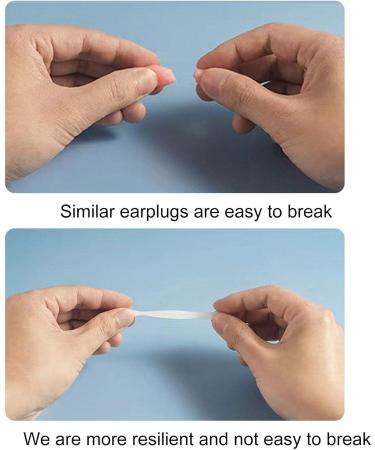 Reusable Earplugs - Super Soft Foam & Silicone Hearing Protection for Sleep Travel & Work | Washable Noise Reduction Earplugs - 2 Blue - Buy Online on GoSupps.com
