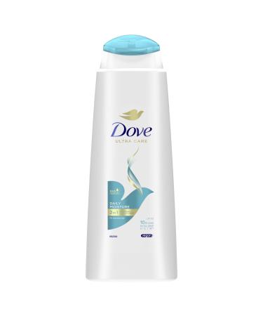 Dove Nutritive Solutions Daily Moisture 2 in 1 Shampoo + Conditioner shampoo and conditioner that leaves hair silky smooth for dry damaged hair 400 ml