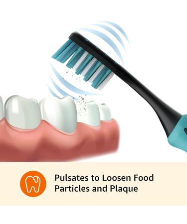 Amazon Basics Corded Electric Pulsating Deep Cleaning Toothbrushes - 2 Count Pack for Effective Oral Care - Buy Online on GoSupps.com