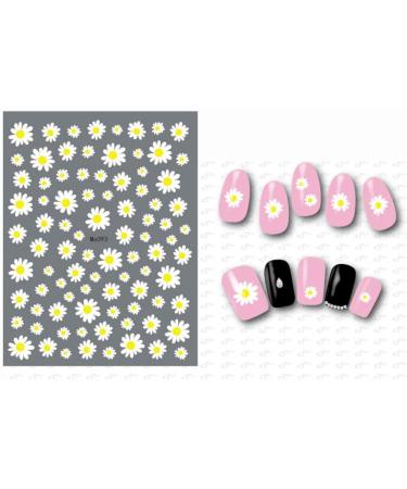 Nail Decorations Sunflower Daisy Designs Self-adhesive Nail Art Sticker Flowers Nail Sticker Nail Jewelry Accessories Nail Art Decorations(2) Style2 - Buy Online on GoSupps.com