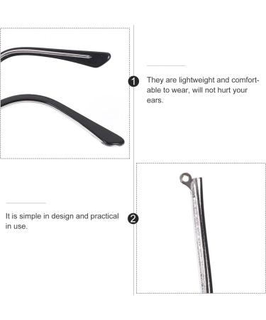MipCase Replacement Metal Glass Bracket | Pair of Metal Arms for Reading Glasses & Sunglasses | Lightweight Spare Parts | International Shipping - Buy Online on GoSupps.com
