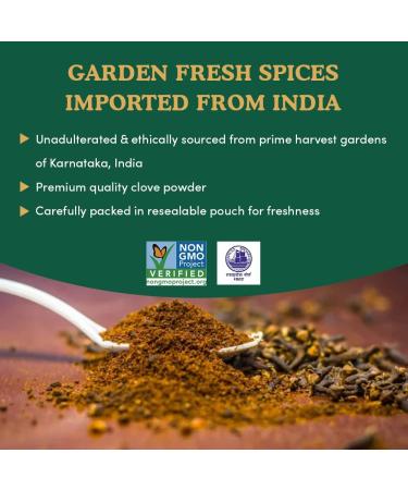 SPICE TRAIN Handpicked Cloves Whole (200g/7oz) | Premium South Indian Cloves for Cooking, Smoothies & Tea | Gluten-Free & Resealable Zip Lock Pouch - Buy Online on GoSupps.com