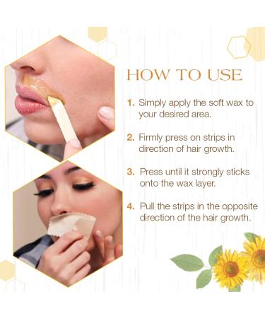 Gigi Small Natural Muslin Epilating Strips for Hair Waxing - 100 Strips (1.75 x 4.5) - Hair Removal Essential - Buy Online on GoSupps.com