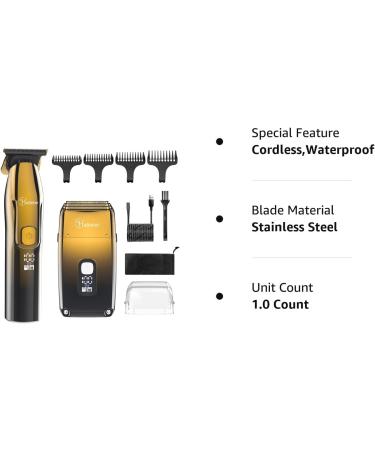 Hatteker Bald Head Electric Shaver with Precision Trimmer - Waterproof Cordless Razor for Men - Buy Online on GoSupps.com