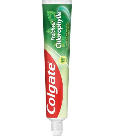 Colgate Intense Freshness Chlorophyll Toothpaste - 96% natural ingredients - Effective protection against cavities and plaque - pack of 12 x 75 ml - Buy Online on GoSupps.com