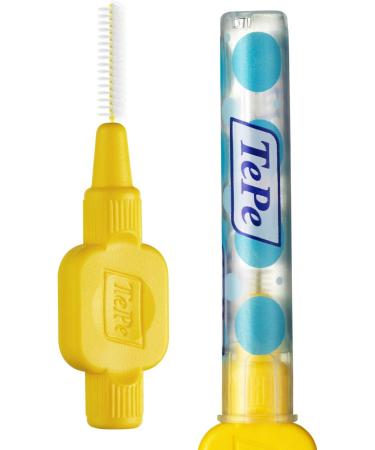 TEPE Interdental Brushes 0.7mm Yellow - 32 Brush Pack - Buy Online on GoSupps.com
