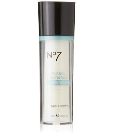 Boots No7 Protect & Perfect Advanced Anti Aging Serum Bottle - 1 oz