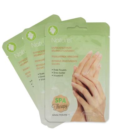 Hand Mask For Dry Hands - Rich Korean Moisturizing Gloves & Shea Butter Spa Treatment - 3 set