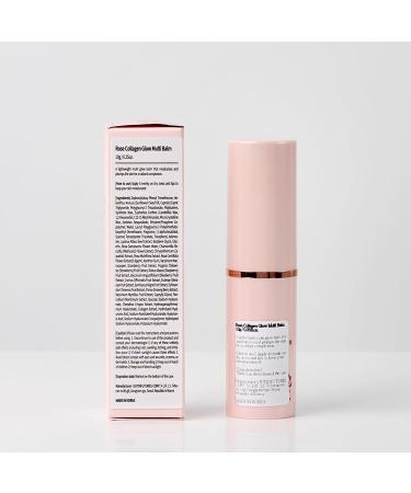 Rose Collagen Glow Multi Balm - Korean All-in-One Hydrating Balm Stick (10g) for Radiant Skin - Buy Online on GoSupps.com