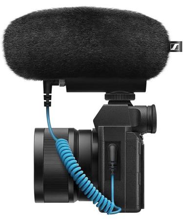Sennheiser MKE 400 Directional On-Camera Shotgun Microphone - 3.5mm TRS/TRRS Connectors for DSLR, Mirrorless & Mobile - Buy Online on GoSupps.com
