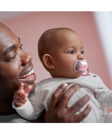 Philips Avent Baby Bottle for Newborns & Ultra Air Pacifiers - BPA-Free Transparent Pink SCD301/03 - Perfect for 0-6 Months - Buy Online on GoSupps.com