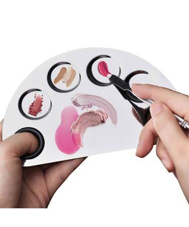Fulenyi mix makeup, foundation, color cream mix with makeup spatula and art palette