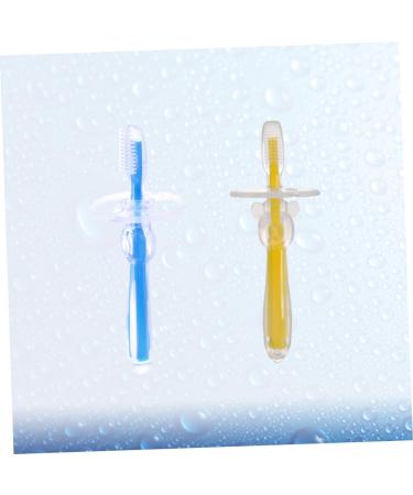 Buy Soesfoufu 2-St Bristle Toothbrush Toy for Children - Silicone Baby Finger Toothbrush & Healthcare Solution for Toddlers - International Shipping Available - Buy Online on GoSupps.com