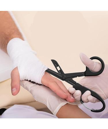 FCSNJH 2-Piece Bandage Scissors Set | Rust-Free Steel 19cm Bent Medical Scissors for Nurses Medical Students & Emergency Rooms - Buy Online on GoSupps.com