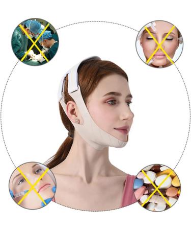 Didiseaon 1pc Thin Face Belt Chin Strap Double Chin Face- Lifting Chin Lift Band Facial Slimming Face-lifting Chin Lift Belt Silica Gel Cosmetic Miss Slimming Belt - Buy Online on GoSupps.com