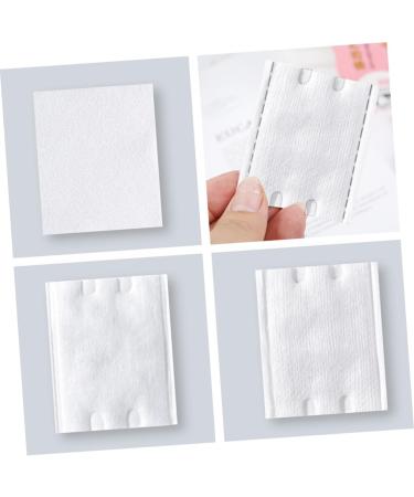 minkissy 2 1 Nail Polish Remover Pads Makeup Remover Pads Personal Care Wet Wipes Makeup Cotton Wipes Disposable Hand Wipes First Aid Wipes Face Wipes White Double Sided Powder Puff White 5.8X5.3CM - Buy Online on GoSupps.com