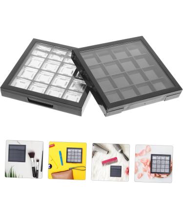 FOMIYES 2pcs Eye Shadow Box Highlighter Palette Cosmetic Travel Containers Makeup Containers Eyeshadow Holder Household Eyeshadow Eye Shadow Pallet DIY Cosmetic Pallet Empty Eyeshadow Case - Buy Online on GoSupps.com