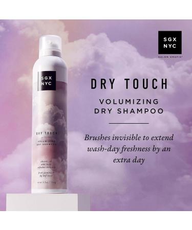 SGX NYC Dry Touch Volumizing Dry Shampoo - Paraben Free Vegan Spray for Fresh Bouncy Hair - 6.5 oz - Buy Online on GoSupps.com