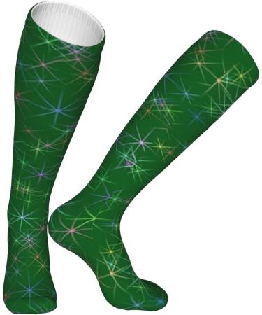 Christmas Lights Compression Socks for Men & Women - 15-20 mmHg Circulation Support for Running & Cycling - Buy Online on GoSupps.com