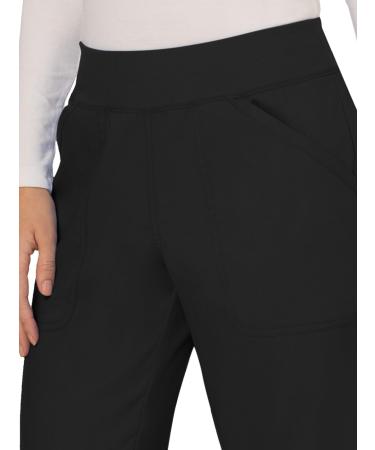 Women's Workwear Revolution Soft Stretch WW110 Large Black Cargo Scrub Pants - Buy Online on GoSupps.com