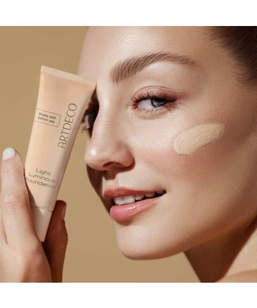 Artdeco Light Luminous Foundation - Lightweight Liquid Foundation with Natural Finish & Blue Light Protection - Neutral Porcelain - 25ml - International Shipping Available - Buy Online on GoSupps.com