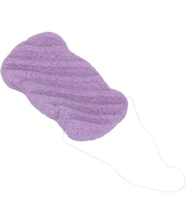 Verdant Touch Facial Sponge Plant Fiber Facial Sponge Reusable Face Cleansing Exfoliating Puff Washable Bath Sponge Portable Purple - Buy Online on GoSupps.com