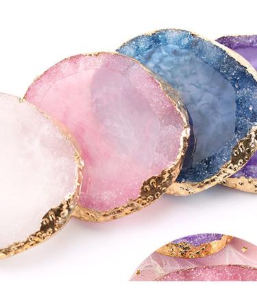 FUNOMOCYA Unique Resin Manicure Palette Agate Edge Nails Plate Art Tools White Kit 95*83cm white - Buy Online on GoSupps.com