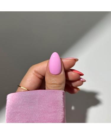 24 Pcs Cute Short Press on Almond Nails - Colorful Candy Design | False Acrylic Nails for Women & Girls - Full Cover Nail Decor - Buy Online on GoSupps.com