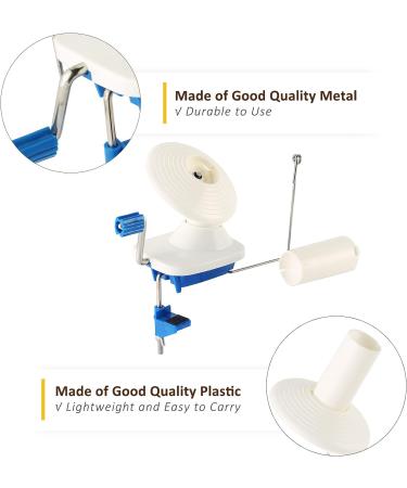 MYFULLY Manual Yarn Ball Winder - 4-Ounce Capacity Hand-Operated Holder for Swift Yarn Wool Fiber String Ball - Buy Online on GoSupps.com