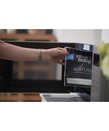 Vital Baby NURTURE Microwave Sterilising Bags - Reusable, Lightweight & Compact - Chemical-Free Sterilisation - 150 Uses - 5 Pack - Buy Online on GoSupps.com