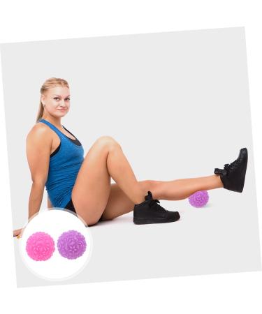 Partykindom 2-in-1 Contact Massage Balls - Foot & Body Massage Device for Fitness & Relaxation | PVC Grip Yoga Ball - Buy Online on GoSupps.com