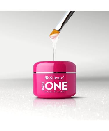 Silcare Uv Gel Base One Monophasic Thick Clear for Nail Rebuilding Extension and Covers - 50g - Buy Online on GoSupps.com