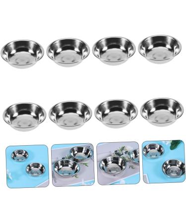 Milisten 8pcs Stainless Steel Plate Appetizer Prep Dishes for Cooking Snack Plate Sauce Dishes Japanese Plates Small Condiments Ramekins Round Dish Stainless Saucer Dish Mini Seasoning 8.5X8.5X2.5CM Silver - Buy Online on GoSupps.com