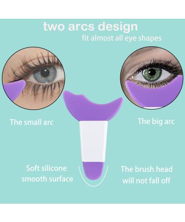 6PCS Multicolor Silicone Mascara Guard & Applicator Shield Set - Eye Makeup Shields for Precise Application - Eyelash & Eyeshadow Aid - Buy Online on GoSupps.com