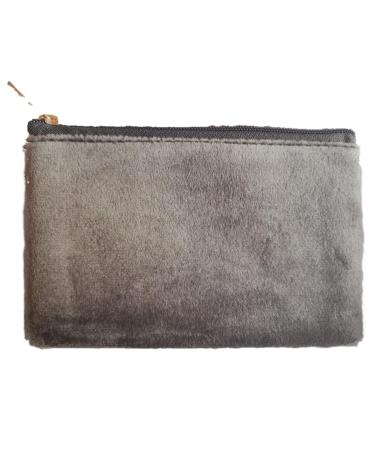Morandi Color Suede 5/15ml Essential Oil Storage Ball Spray Cosmetic Storage 14.5.9.5cm (Dark Gray)