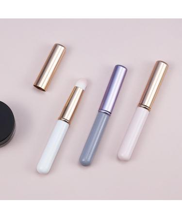 Professional Purple Lip Brush with Cap - Matte Effect Lip Gloss Applicator for Flawless Lipstick Application - Buy Online on GoSupps.com