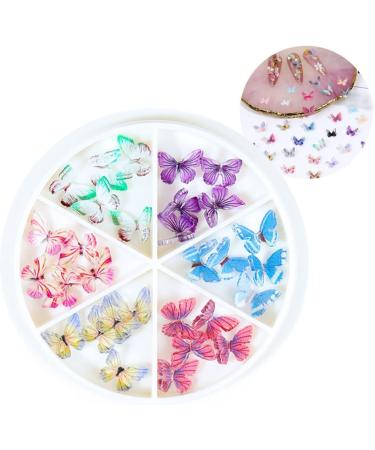 Nail Art Decorations 3D Colorful DIY Resin Jewelry Nail Art Rhinestones Decoration Nail Ornaments Diy Manicure Accessories 30PCS Style1 nail art decorations - Buy Online on GoSupps.com