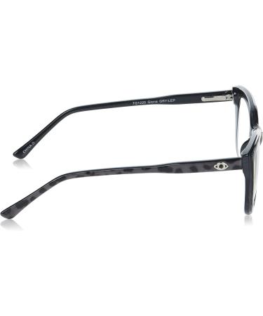 Sofia Vergara x Foster Grant Women's Gloria Reading Glasses Square Grey Leopard 51mm 1.75x - Buy Online on GoSupps.com