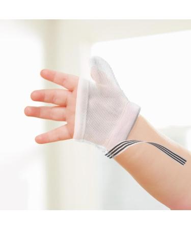 Stop Thumb Sucking Finger Protection Gloves for Toddlers - Breathable No-Scratch Thumb & Finger Covers - Buy Online on GoSupps.com