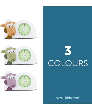 Zuzu Sam the Lamb Clock & Night Light for Kids | Adjustable Brightness & Auto Shutdown | Ideal Sofa Bed Companion for Sleep Routine - Buy Online on GoSupps.com