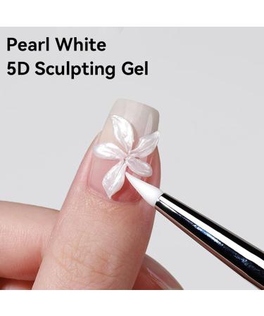  Penlimly 3D Sculpting Gel for Nails | 3D Sculpting Pearl Gel for Nail Design Long-Lasting Manicure Charming Beauty Decoration - Buy Online on GoSupps.com