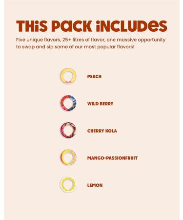 air up Flavor Pods 5X Flavor Fiesta | Vegan Sugar-Free Water Flavoring | Explore Diverse Flavored Water Pods for Bottles - Buy Online on GoSupps.com