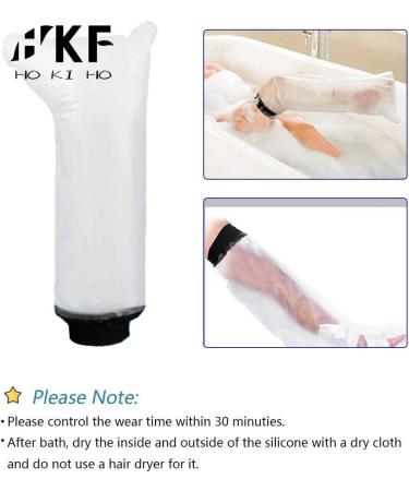 HKF HO KI HO Adult Short Waterproof Leg Cast Cover - Black, Size 25.98 * 17.32inch - Buy Online on GoSupps.com