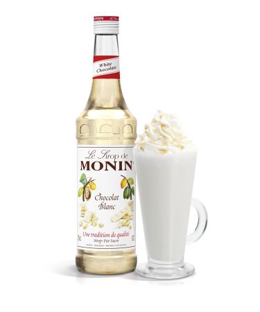 Monin White Chocolate Coffee & Bar Syrup - 0.7 L (700 ml) | International Shipping Available - Buy Online on GoSupps.com