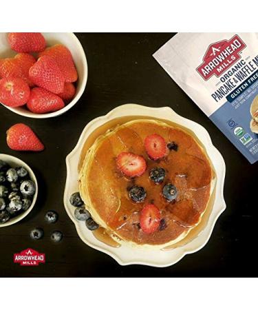 Arrowhead Mills Organic Gluten Free Pancake & Waffle Mix - 1.6 lbs (737g) - Buy Online on GoSupps.com